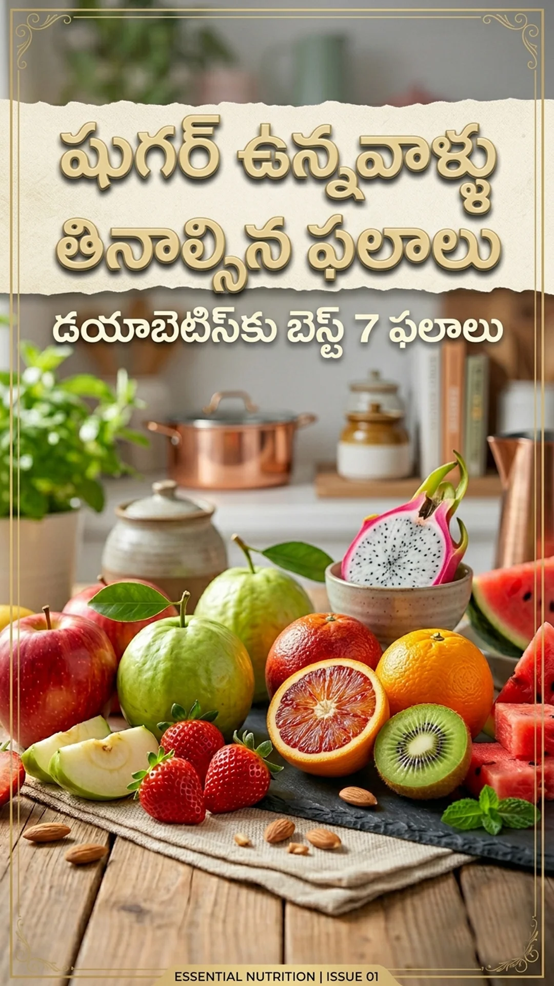 షుగర్ ఉన్నవాళ్లు తినాల్సిన 7 ఫలాలు!